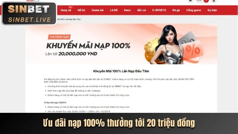 Khuyến mãi chào mừng Mibet